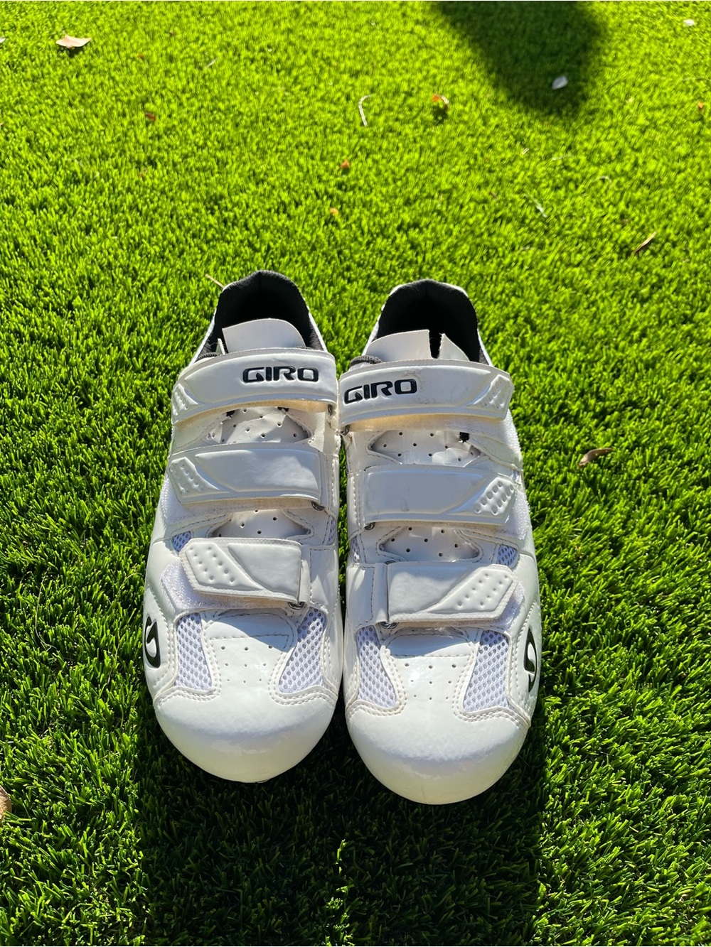Giro Treble 2 White Cycling Shoes with Triple Strap Closure sz 46